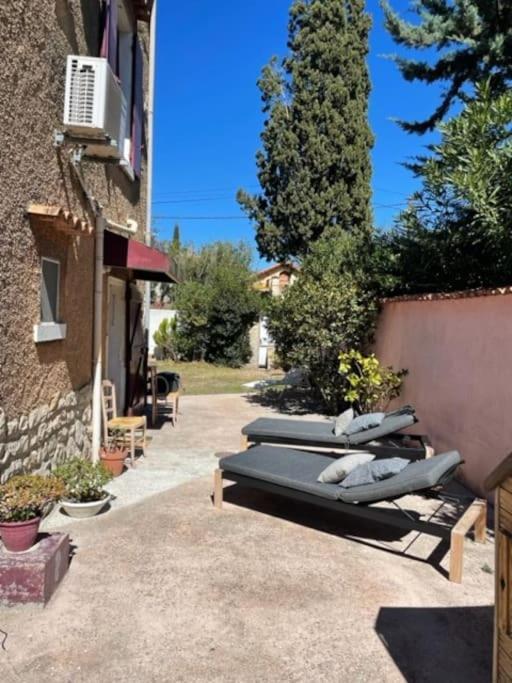 Chambres D'Ete Aux Lecques A 100 M De La Mer Saint-Cyr-sur-Mer Exterior foto